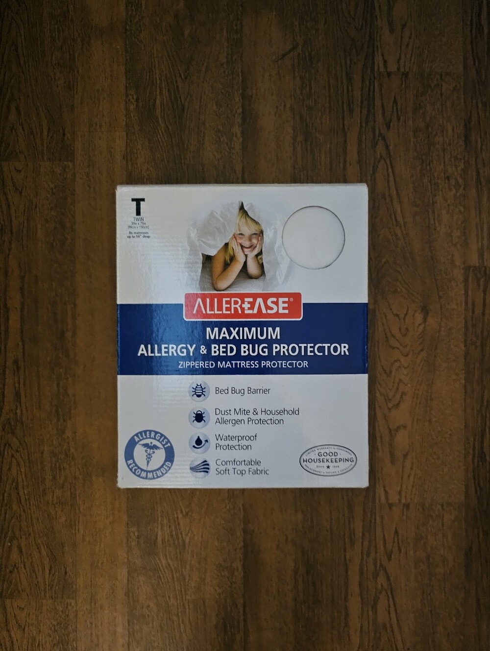 Allerease Maximum Allergy Matress Protector - Twin - Picture 2 of 2